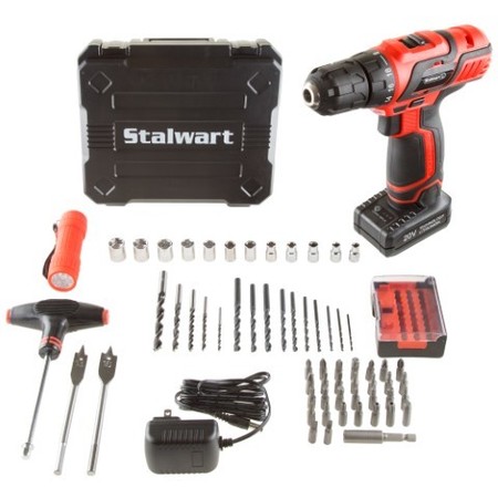 FLEMING SUPPLY Fleming Supply 20V Lithium Ion Cordless Drill Set 922487DSJ